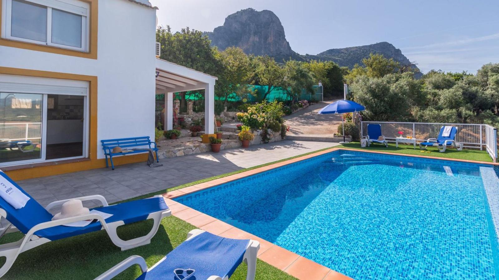 Casa La Primorosa El Gastor By Ruralidays Villa Bagian luar foto